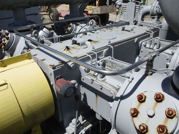 2017 700-HP GE Oil & Gas Gas Fuel Compressor Skid