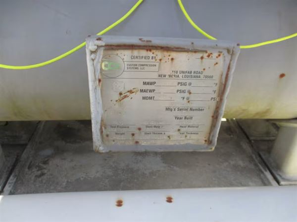 2017 700-HP GE Oil & Gas Gas Fuel Compressor Skid