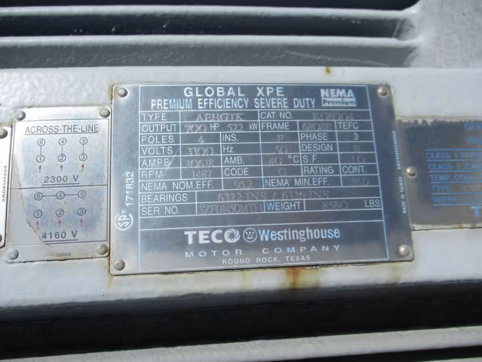 2017 700-HP GE Oil & Gas Gas Fuel Compressor Skid